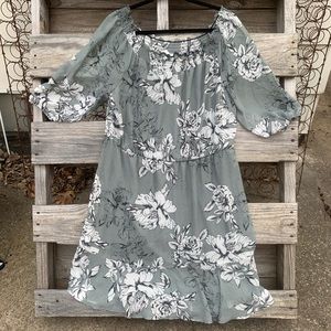Maurices floral empire waist dress